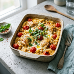 Pasta con Queso Feta y Tomates Cherry