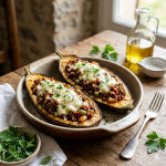 Berenjenas rellenas de carne