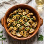 Champiñones al ajillo