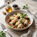 Esqueixada de bacalao