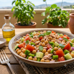 Ensalada fría de garbanzos